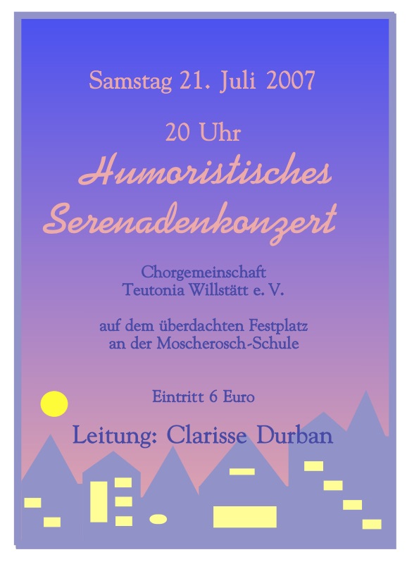 Humoristisches Serenadenkonzert
