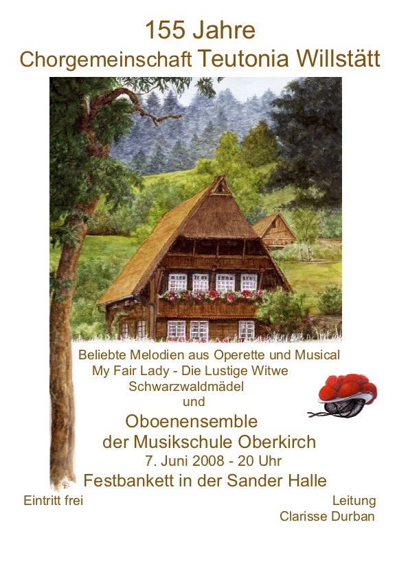 Festbankett 155 Jahre Teutonia mit dem Oboenensemble der Musikschule Oberkirch